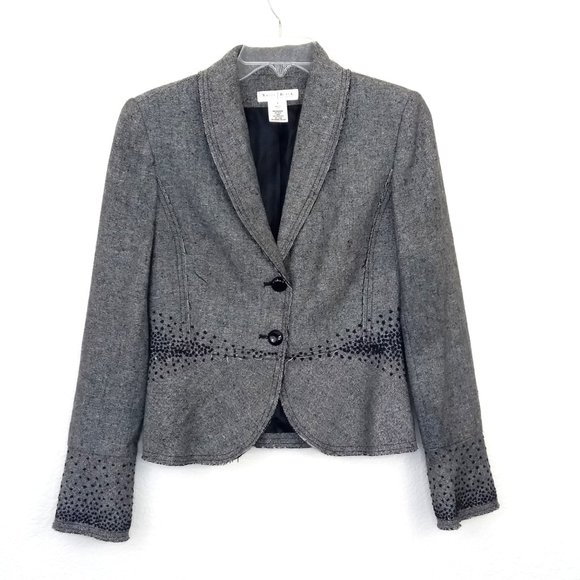 White House Black Market Wool Blend Tweed Suit Set - Picture 2 of 16